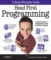 Cover of: Head First Programming by 