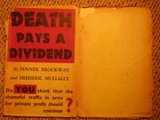 Death pays a dividend by Fenner Brockway, Frederic Mullally