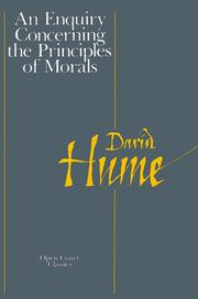 Cover of: Enquiry Concerning the Principles of Morals | David Hume