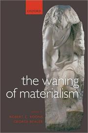 Cover of: The Waning of Materialism