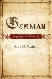 Cover of: German by Ruth H. Sanders