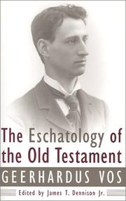Cover of: The Eschatology of the Old Testament