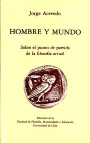 Cover of: Hombre y mundo by Jorge Acevedo Guerra