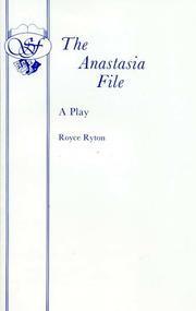 Cover of: The Anastasia File: a play