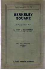 Cover of: Berkeley Square: A Play in Three Acts