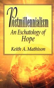 Cover of: Postmillennialism: An Eschatology of Hope