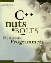 Cover of: C++ nuts & bolts: for experienced programmers