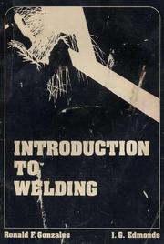 Cover of: Introduction to Welding by Ronald F. Gonzales