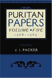 Cover of: Puritan Papers by J. I. Packer