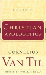 Cover of: Christian Apologetics by Cornelius Van Til