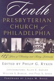 Cover of: Tenth Presbyterian Church of Philadelphia by 