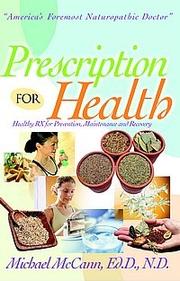 Cover of: Prescription for Health by Michael L. McCann