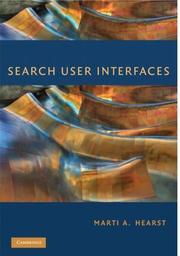 Search user interfaces by Marti Hearst