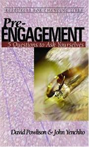 Cover of: Pre-Engagement: Five Questions to Ask Yourself (Resources for Changing Lives)