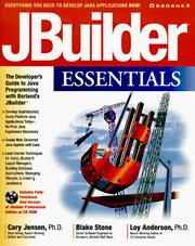 Cover of: JBuilder essentials