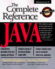 Cover of: Java: the complete reference