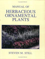 Manual of Herbaceous Ornamental Plants by Steven M. Still