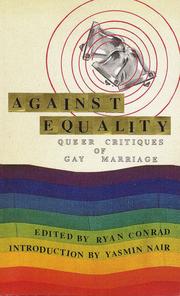 Against Equality by Ryan Conrad