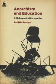 Cover of: Anarchism and Education: A Philosophical Perspective