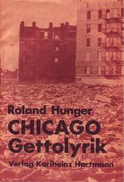 Front cover of Chicago by Roland Hunger