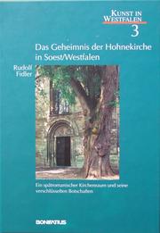 Das Geheimnis der Hohnekirche in Soest/Westfalen by Rudolf Fidler