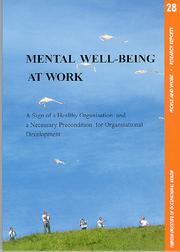 Mental well-being at work by Kyösti Waris