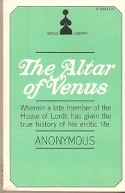 Cover of: The Altar of Venus by 