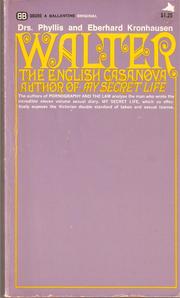 Cover of: Walter, the English Casanova by Eberhard Kronhausen