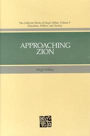 Cover of: Approaching Zion by Hugh Nibley
