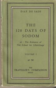 Cover of: The 120 days of Sodom by Translated by: Pieralessandro Casavini