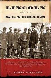 Cover of: Lincoln and His Generals by T. Harry Williams