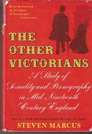 The other Victorians by Steven Marcus