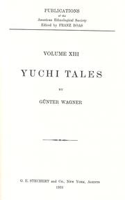 Yuchi tales by Wagner, Günter