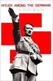 Cover of: Hitler among the Germans