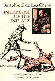Cover of: In defense of the Indians by Bartolomé de las Casas