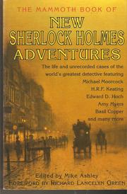 Cover of: The Mammoth Book of New Sherlock Holmes Adventures by Edited by: Mike Ashley