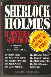 Cover of: Mysteries Suspended: More Early Cases of Sherlock Holmes : as Chronicled by John H. Watson M. D.