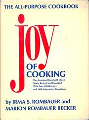 Cover of: Joy of Cooking | Irma S. Rombauer