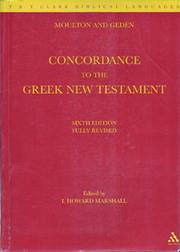 Cover of: Moulton & Geden: A Concordance to the Greek Testament