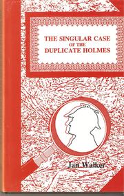 Cover of: Singular Case of the Duplicate Holmes by Jan Walker