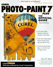 Cover of: Corel Photo-paint 7 plus: the official guide