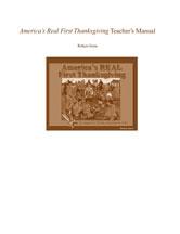 Teacher's Activity Guide for America's REAL First Thanksgiving by Gioia, Robyn