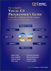Cover of: The Complete Visual C# Programmer's Guide from the Authors of C# Corner