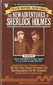 Cover of: The New Adventures of Sherlock Holmes - Volume 11: The Tell Tale Pigeon Feathers & The Indiscretion of Mr Edwards