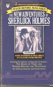 Cover of: The New Adventures of Sherlock Holmes - Volume 19: The Murder of Tobit & Murder Beyond the Mountains