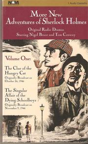 Cover of: More New Adventures of Sherlock Holmes - Volume 1: The Clue of the Hungry Cat & The Singular Affair of the Dying Schoolboys