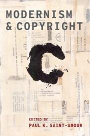 Cover of: Modernism and copyright by 