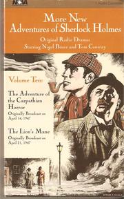 Cover of: More New Adventures of Sherlock Holmes - Volume 10 by Anthony Boucher, Green