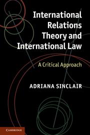 Cover of: International relations theory and international law: a critical approach