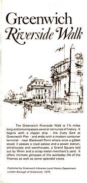 Cover of: Greenwich Riverside Walk